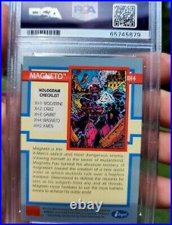 1992 Impel Marvel X-Men Series 1 Magneto Hologram PSA 9 MINT #XH-4 SUPER LOW POP