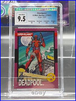 1992 Impel X-Men Series 1 Deadpool #43 CGC 9.5 Gem Mint Marvel