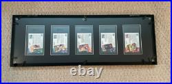 1992 MARVEL MASTERPIECES INSERT DYNA-ETCH FOIL BATTLE SET ALL SGC 9 with FRAME