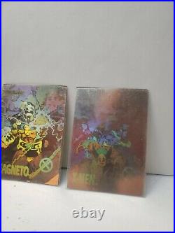 1992 Marvel Impel X-MEN SERIES 1 Trading Cards COMPLETE SET #1-100 & 5 Holograms