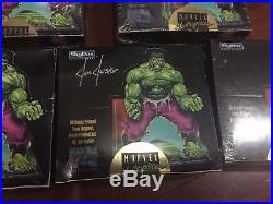 1992 Marvel Masterpiece - Signed by Joe Jusko - 5 boxes