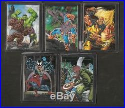 1992 Marvel Masterpieces 119 Card Master Set Spectra Promos Lost Cards Wolverine