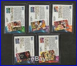 1992 Marvel Masterpieces 119 Card Master Set Spectra Promos Lost Cards Wolverine