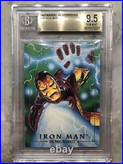 1992 Marvel Masterpieces #38 Iron Man BGS 9.5 Gem Mint RARE