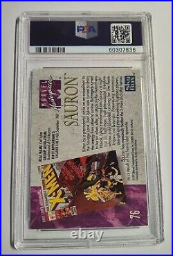 1992 Marvel Masterpieces #76 Sauron PSA 10 GEM-MT Freshly Graded Very Rare