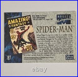 1992 Marvel Masterpieces #87 Spider-Man Joe Jusko SkyBox Pack Fresh Quality
