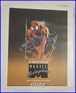 1992 Marvel Masterpieces Complete Base Set + ALL 5 Battle Etch Set + Card Binder