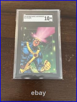 1992 Marvel Masterpieces Cyclops #13 SGC 10 GEM MINT RARE