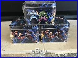 1992 Marvel Masterpieces Factory Sealed Collectors Tin MASTER Set 3 TIN lot