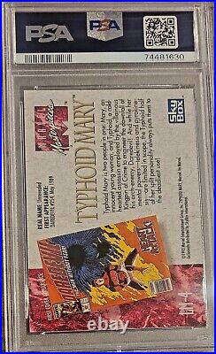1992 Marvel Masterpieces Lost Marvel Bonus Card LM-4 Typhoid Mary PSA 10