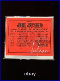 1992 Marvel Masterpieces SIGNED Sealed Box Autographed By Joe Jusko COA