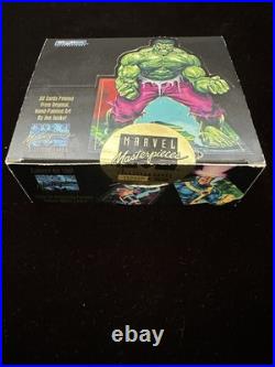 1992 Marvel Masterpieces SIGNED Sealed Box Autographed By Joe Jusko COA
