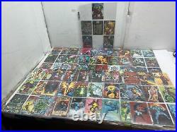 1992 Marvel Masterpieces Series 1 Base Set of 100 With Set of 5 Foil Battle Cards