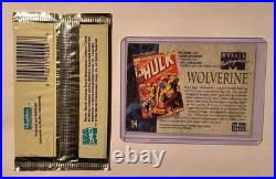 1992 Marvel Masterpieces Wolverine SEALED PACK JUSKO AUTO on Top + Signed #94
