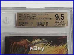 1992 Marvel Masterpieces Wolverine Vs Sabretooth 3-D BGS 9.5 Gem Mint