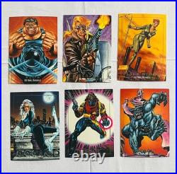 1992 Marvel Universe Masterpieces Skybox Trading Card Set with Bonus Cards 1D-5D