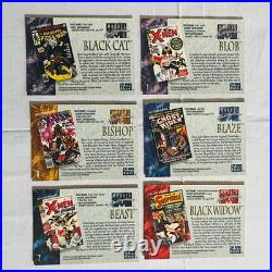 1992 Marvel Universe Masterpieces Skybox Trading Card Set with Bonus Cards 1D-5D