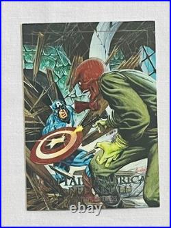 1992 Marvel Universe Masterpieces Skybox Trading Card Set with Bonus Cards 1D-5D