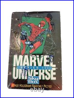 1992 Marvel Universe Series 3 III Trading Cards Factory Sealed Box 36 Packs Vtg