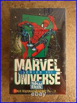 1992 Marvel Universe Series 3 III Trading Cards, Factory Sealed Box, 36 packs