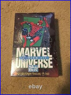 1992 Marvel Universe Series 3 Trading Cards SEALED BOX 36 Packs withHolograms
