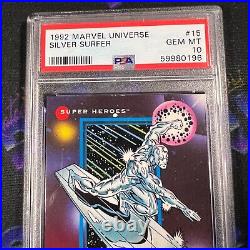 1992 Marvel Universe Silver Surfer 15 Impel PSA 10 Trading Card