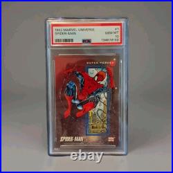 1992 Marvel Universe Spider-Man #1 PSA Graded Non-Sport Trading Card