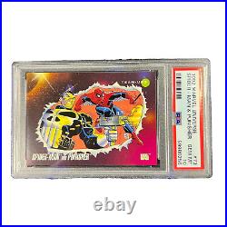 1992 Marvel Universe Spider Man and Punisher #73 Impel PSA 10 POP 7