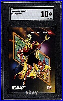 1992 Marvel Universe Warlock #36 Impel SGC 10