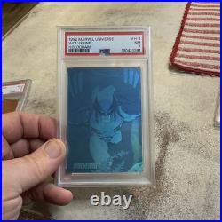 1992 Marvel Universe (impel) Hologram Graded Set Of Cards-hulk, Wolverine H-3 Bl