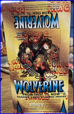 1992 Marvel Wolverine From Then Til Now 2 Trading Cards Comic images sealed box