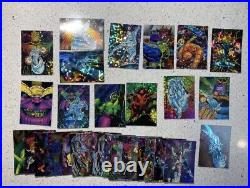 1992 Marvel comics Silver Surfer prism trading cards (33)