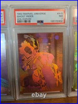 1992 Marvel impel hologram complete set FRESH SLAB PSA7 1992 Marvel impel hologram complete set FRESH SLAB PSA7