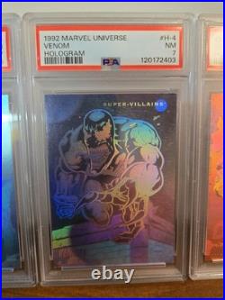 1992 Marvel impel hologram complete set FRESH SLAB PSA7 1992 Marvel impel hologram complete set FRESH SLAB PSA7