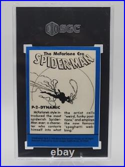 1992 SPIDER-MAN THE McFARLANE ERA PRISM #P-2 DYNAMIC SGC 10 Population 12