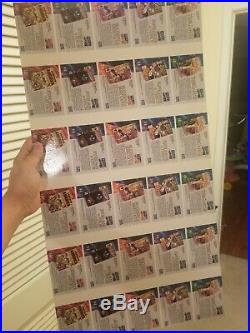 1992 SkyBox Marvel Comic Masterpieces Uncut Sheet Dyna Etch Spectra Set Card A
