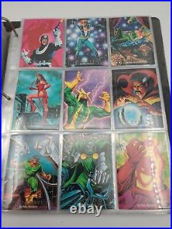1992 SkyBox Marvel Masterpieces Trading Cards Base Set #1-100
