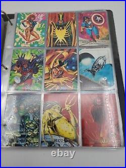 1992 SkyBox Marvel Masterpieces Trading Cards Base Set #1-100