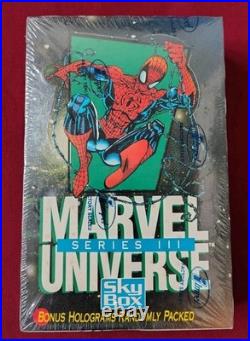 1992 SkyBox Marvel Universe Series 3 Sealed Box