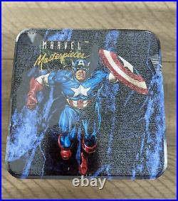 1992 Skybox Marvel Masterpieces Factory Sealed Tin Trading Card Set /35,000/rare