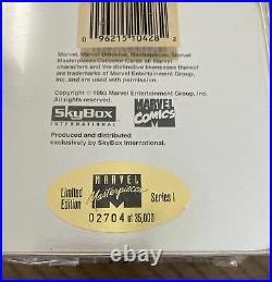 1992 Skybox Marvel Masterpieces Factory Sealed Tin Trading Card Set /35,000/rare