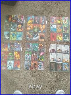 1992 Skybox Marvel Masterpieces Full Set Trading Cards