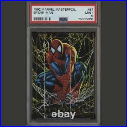 1992 Skybox Marvel Masterpieces Spider-Man #87 PSA 9 MINT