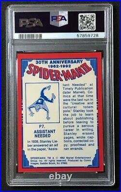 1992 Spider-Man 30th Anniversary #P7? PRISM PSA 9 MINT