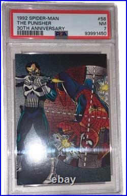 1992 Spider-Man 30th Anniversary THE PUNISHER #58 /PSA 7 /ASM #129-POP 2