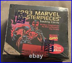 1993 MARVEL MASTERPIECES Trading Cards 36 PACKS FACTORY SEALED BOX Numbered