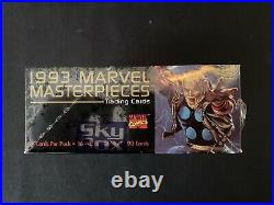 1993 MARVEL MASTERPIECES Trading Cards Box 36 Packs New Factory Sealed Skybox