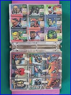 1993 MARVEL UNIVERSE SERIES 4 COMPLETE CARD SET IMPEL SKYBOX Comics 180 Extras