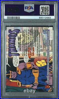1993 Marvel Masterpieces #35 THANOS Avengers PSA 10 Gem Mint