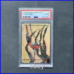 1993 Marvel Masterpieces #5 Spider-man PSA 10? LOW POP FREE INSURED SHIPPING